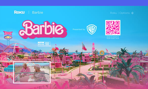When “Barbie” met Roku: A groundbreaking approach to movie marketing