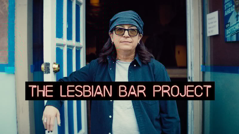 women standing in bar from the show the lesbian bar project